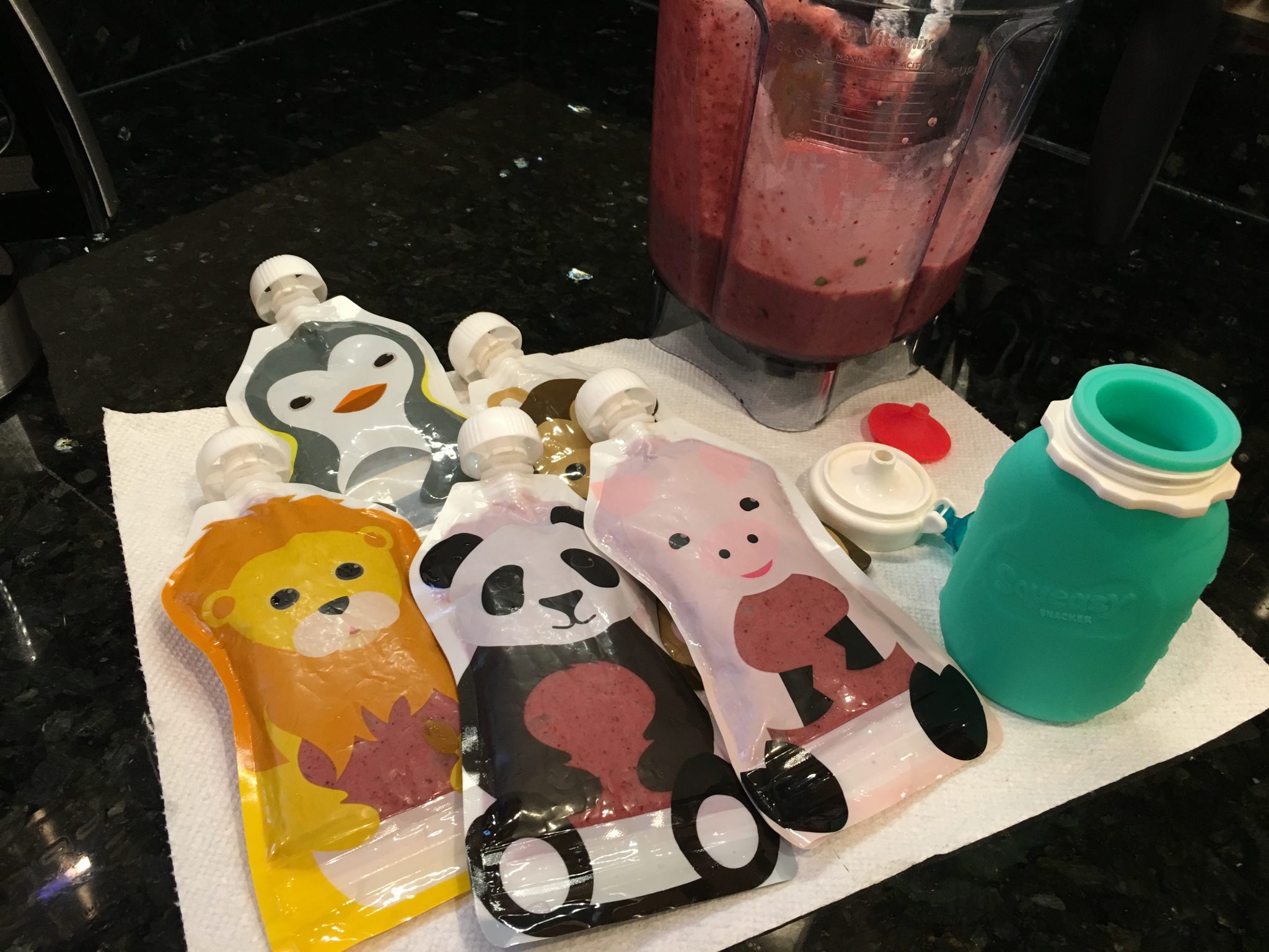 Reusable Baby Food Pouches Spread