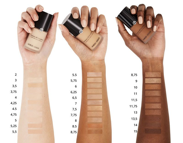 armani shades foundation