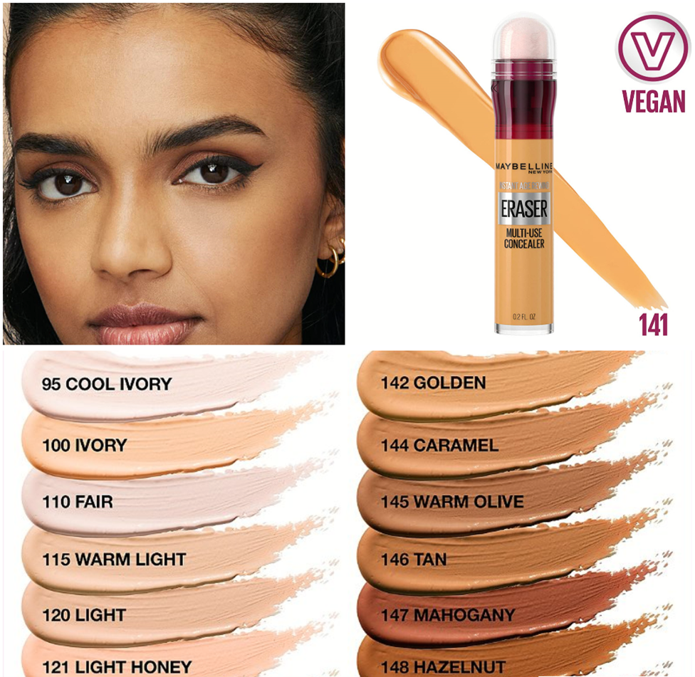 How To Choose Concealer Shade Maybelline Maybelline Instant Age Rewind Concealer Swatches and Shade Finder