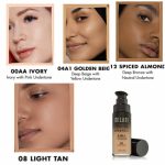Milani Conceal and Perfect 2 in 1 foundation swatches and shade finder