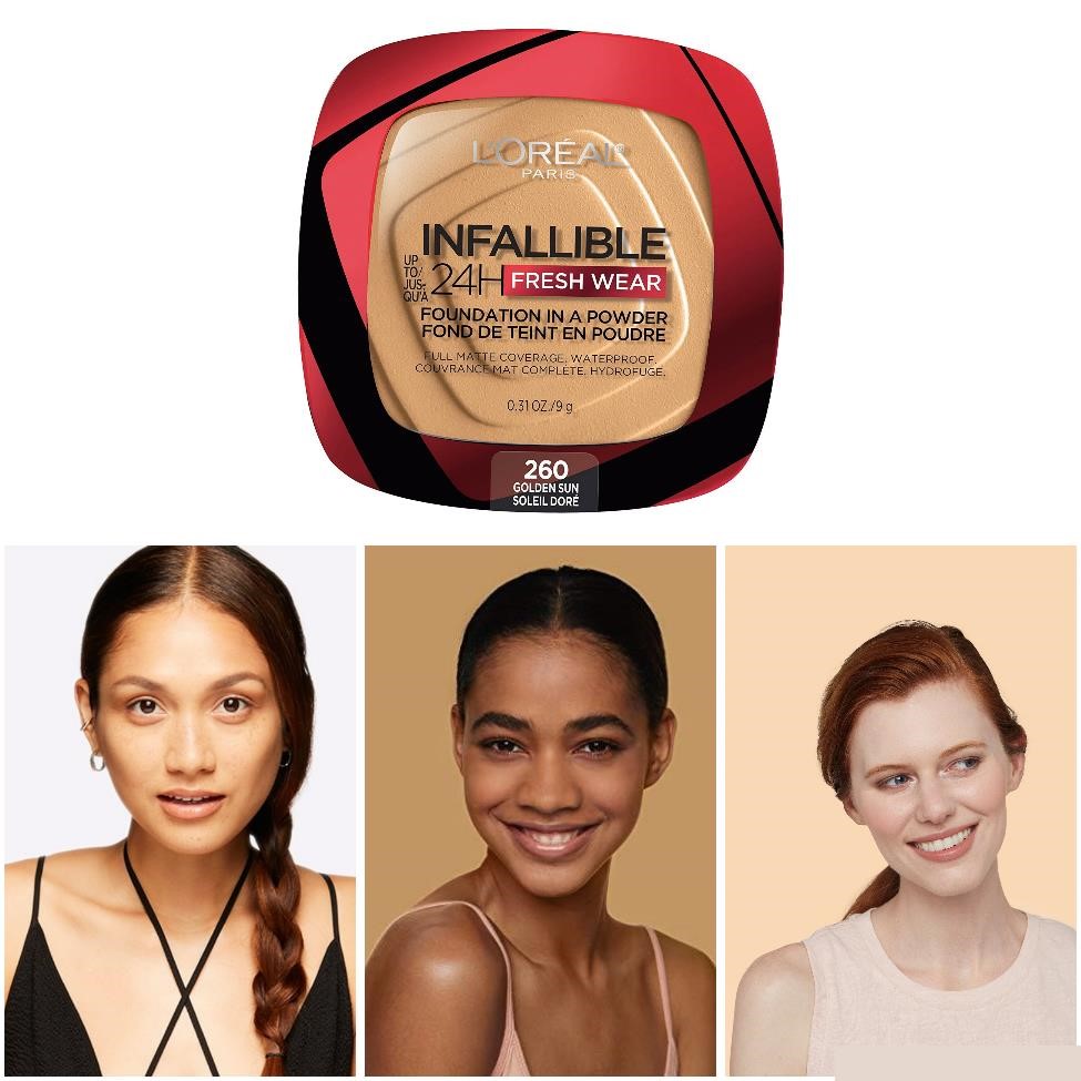 L'Oreal Infallible Powder foundation shade finder - Redmond Mom