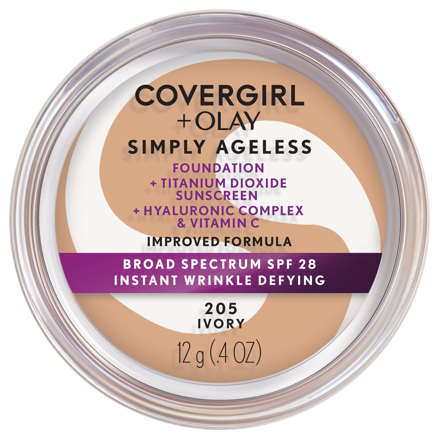 Covergirl Simply Ageless Foundation Shade Finder Redmond Mom   Covergirl Simply Ageless Foundation Compact 205 Ivory 