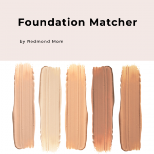 Foundation matcher for all skin tones sorted visually and by MAC shade.