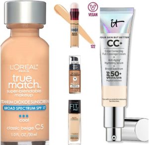 Most popular foundation and concealers