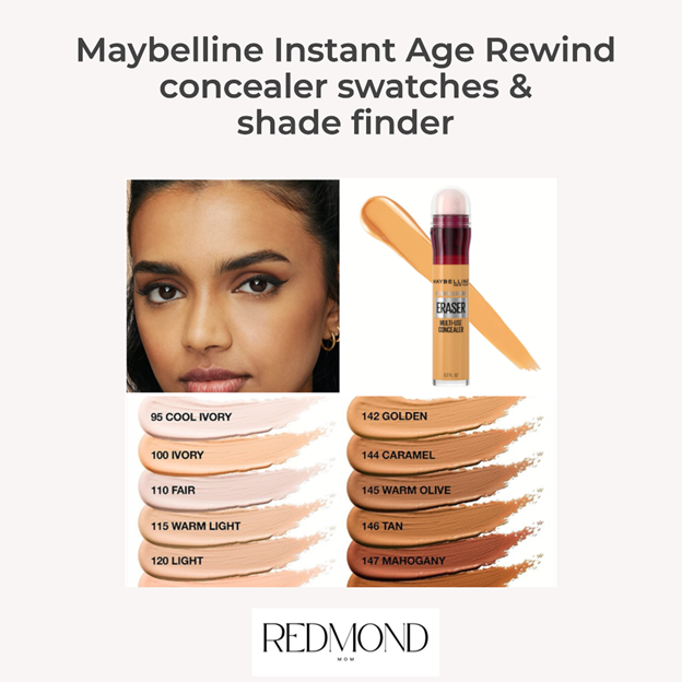 How To Choose Concealer Shade Maybelline Maybelline Instant Age Rewind Concealer Swatches and Shade Finder